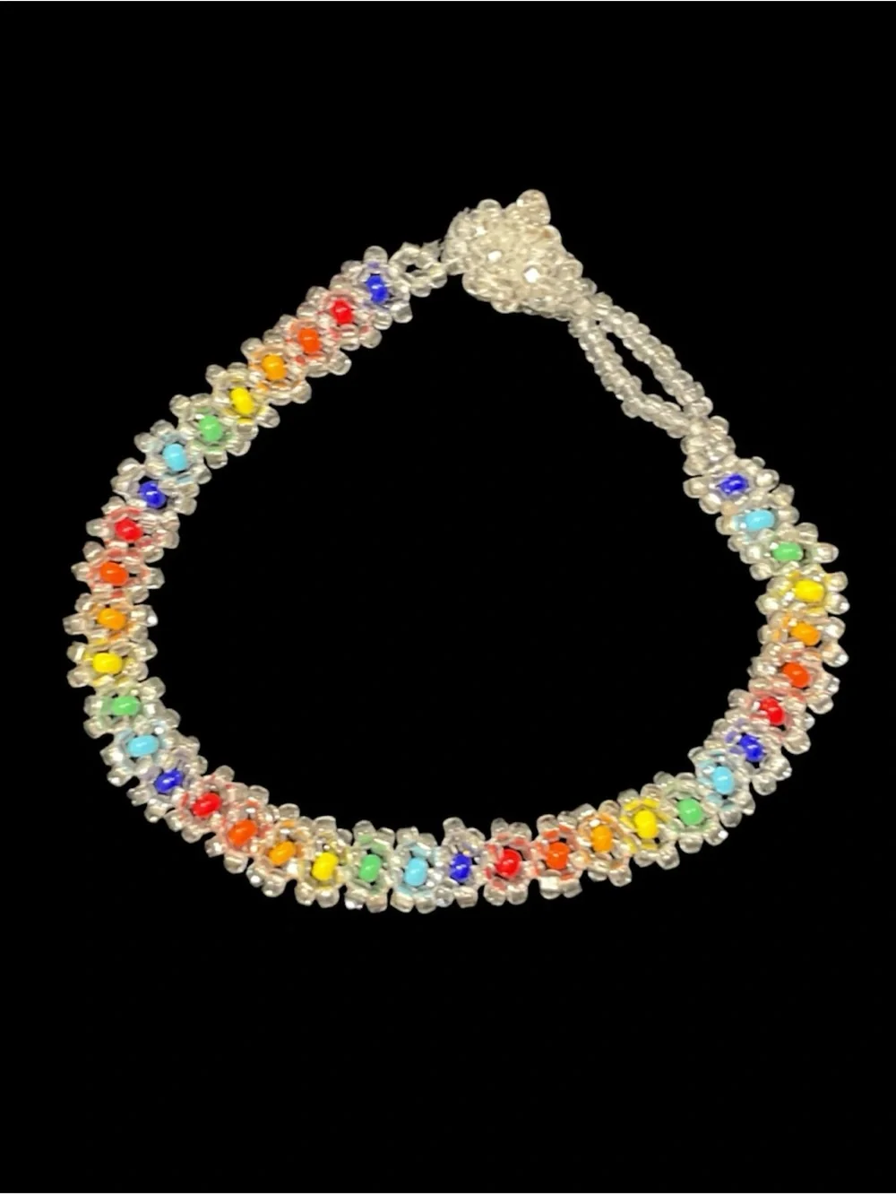 Multicolor Beaded Bracelet - Rainbow